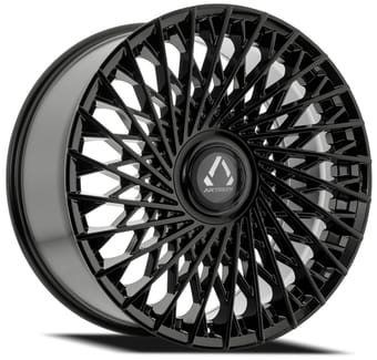 22x10.5 artssen ar102 capri gloss black 5x112 | 5x120 38mm - image