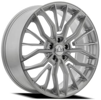 22x10.5 artssen ar103 phantom gloss silver brushed 5x120 38mm - image