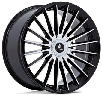 Asanti AB048 Gloss Black Machined