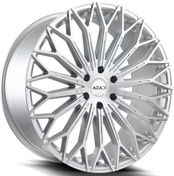 22x9.5 azad azt01 silver brushed 5x115 15mm - image