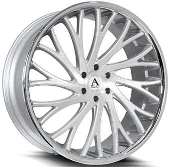 AZAD AZV01 Brushed Silver w/ Stainless Steel Chrome Lip