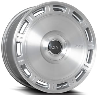 22x9 azad azv05 brushed silver 5x112 | 5x120 30mm - image