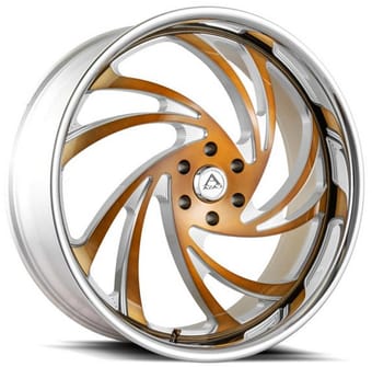 AZAD AZ DRIP Brushed Gold w/ Chrome Stainless Steel Lip