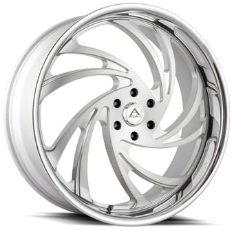 AZAD AZ DRIP Brushed Silver w/ Chrome Stainless Steel Lip