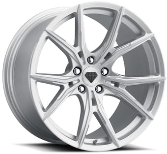 20x9 blaque diamond bd-f7 silver brushed (custom) - image