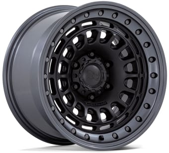 Black Rhino BR014 Sahara Matte Black w/ Gunmetal Lip