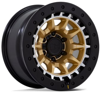Black Rhino BR016 Tusk Matte Gold w/ Machined Ring