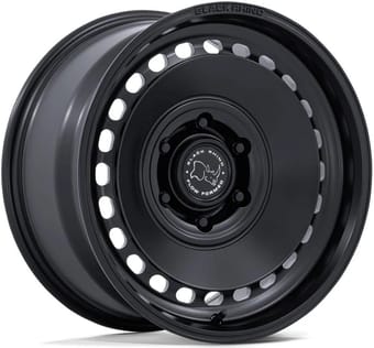 17x8.5 black rhino br036 basin matte black (flow formed) 6x5.5/139.7 25mm - image
