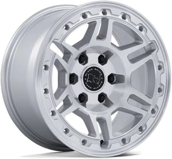 17x8.5 black rhino br039 vanguard gloss silver machined 6x5.5/139.5 25mm - image