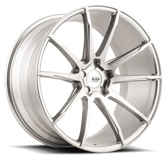 Savini Black Di Forza BM12 Brushed Silver