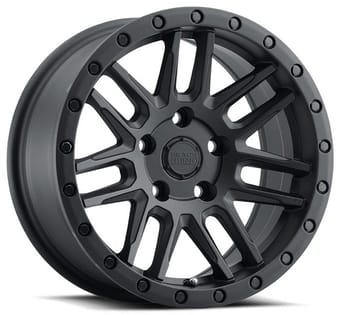 (clearance - no returns) 20x9.5 black rhino arches matte black 5x112 0mm - image