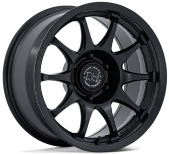 17x8.5 black rhino br038 ronin matte black 5x120.7/4.75 0mm - image