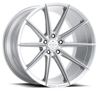 22x9 blaque diamond bd-11 gloss silver (custom) - image