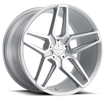 Blaque Diamond BD-17-5 Silver w/ Machined Face