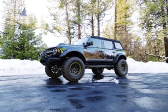 belltech 2021+ ford bronco trail performance 0in-4in lift kit 152601tp - image