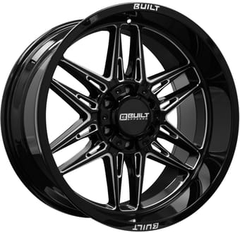Built Off-Road BTO-5 Gloss Black Milled