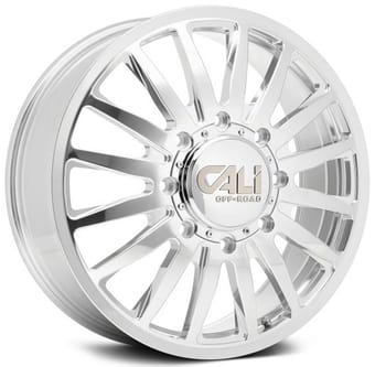 Cali Off-Road Summit 9110D Polished w/ Milled Spokes