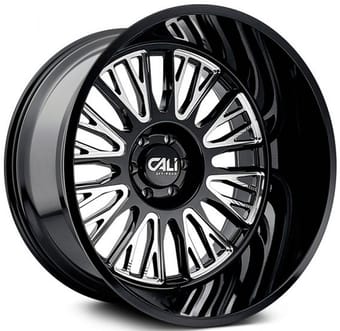 Cali Off-Road Vertex 9116 Gloss Black Milled