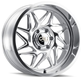 Cali Off-Road Gemini 9112P Polished w/ Milled Spokes
