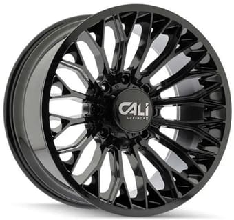 20x10 cali off-road evoke 9119 gloss black 8x165/6.5 -19mm - image