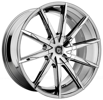 Lexani CSS-15 All Chrome w/ Covered Cap