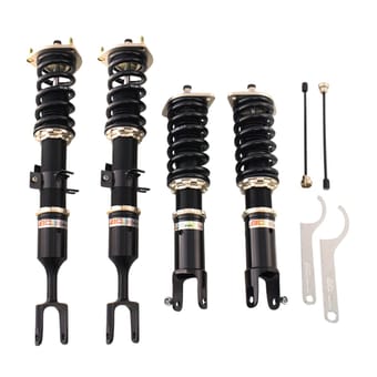 bc racing br series coilover 2003-2009 nissan 350z extreme true coilover rear (14/12) (exc. convertible)/ 2003-2006 infiniti g35 sedan true coilover rear (14/12)/ 2003-2007 infiniti g35 coupe true coilover rear (14/12) (exc. convertible) d-107e-br - image