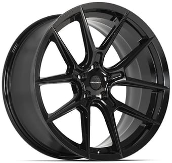 20x10 defiant df08 gloss black 5x114.3/4.5 38mm - image