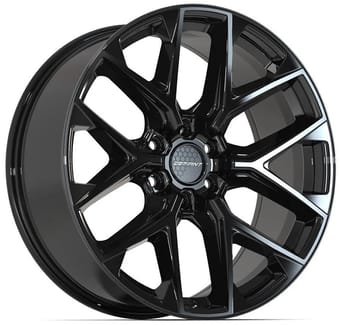 20x9 defiant df17 gloss black 6x139.7/5.5 18mm - image
