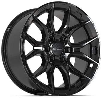20x9 defiant df18 gloss black 6x139.7/5.5 18mm - image