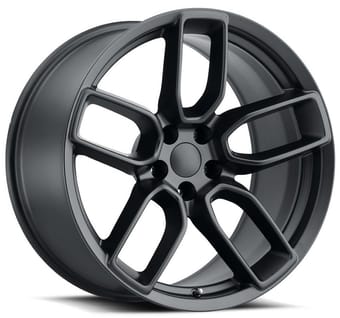 Factory Reproductions Replica Dodge Widebody FR74 Replica Wheel Satin Black