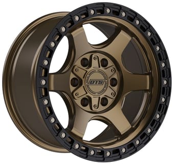 Dropstars 604 Satin Bronze w/ Black Ring