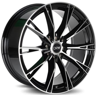 DRW D23 Gloss Black Machined Face