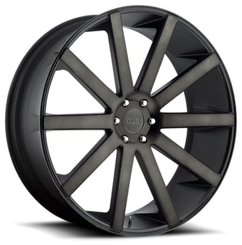 Dub Shot Calla Matte Black Machined w/ Tint