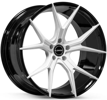 20x10 element el1225 gloss black w/ white face 5x112 40mm - image