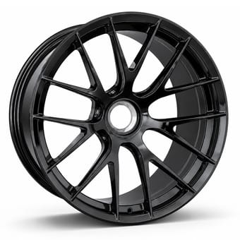 17x7.5 element forged cl-3 gloss black (full forged) (custom) - image