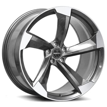 18x7.5 element forged fs-1 gloss gunmetal machined (full forged) (custom) - image