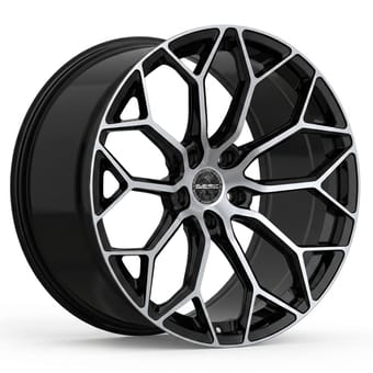 19x8.5 element forged me-3 gloss black w/ machined face (full forged) (custom) - image