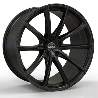 17x8 element forged ms-4 satin black (full forged) (custom) - image