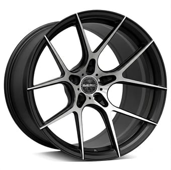 17x7.5 element forged sf-1 gloss black w/ machined face (full forged) (custom) - image