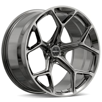 18x9.5 element forged sf-10 black chrome pvd (full forged) (custom) - image