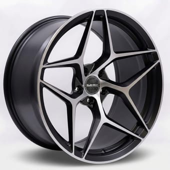 17x7.5 element forged sf-11 gloss black w/ machined face (full forged) (custom) - image