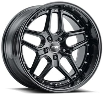 18x9.5 esr cs15 gloss black 5x4.5/114.3 22mm - image