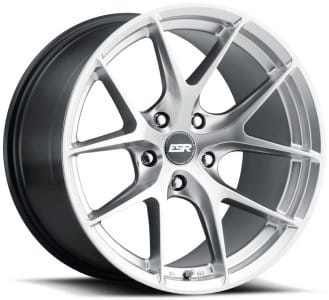 19x9.5 esr rf2 hyper silver (rotary forged) 5x4.5/114.3 35mm - image