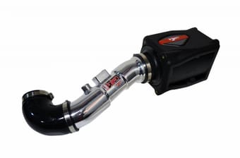 injen 04-10 qx56 / 04-15 armada/titan v8 5.6l w/power box polished power-flow air intake system pf1950-1p - image