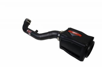 injen 05-19 nissan frontier / 05-12 nissan pathfinder / 05-15 nissan xterra 4.0l v6 w/ power box wrinkle black power-flow air intake syst pf1959wb - image
