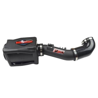 injen 05-06 tundra / sequoia 4.7l v8 w/ power box wrinkle black power-flow air intake system pf2019wb - image