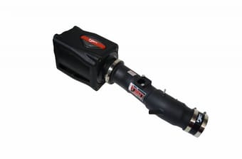 injen 05-11 tacoma x-runner 4.0l v6 w/ power box wrinkle black power-flow air intake system pf2056wb - image