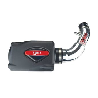 injen 07-11 wrangler 3.8l v6 w/ box polished power-flow air intake system pf5002p - image