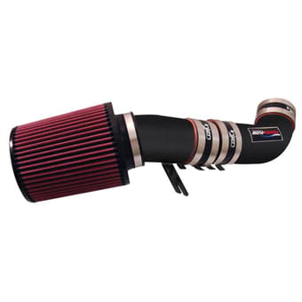 injen 94-04 s10, sonoma, jimmy, blazer 4.3l v6 wrinkle black power-flow air intake system pf7021wb - image