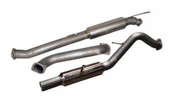 injen 14-19 ford fiesta st 1.6l turbo 4cyl 3.00in cat-back stainless steel exhaust system ses9016 - image